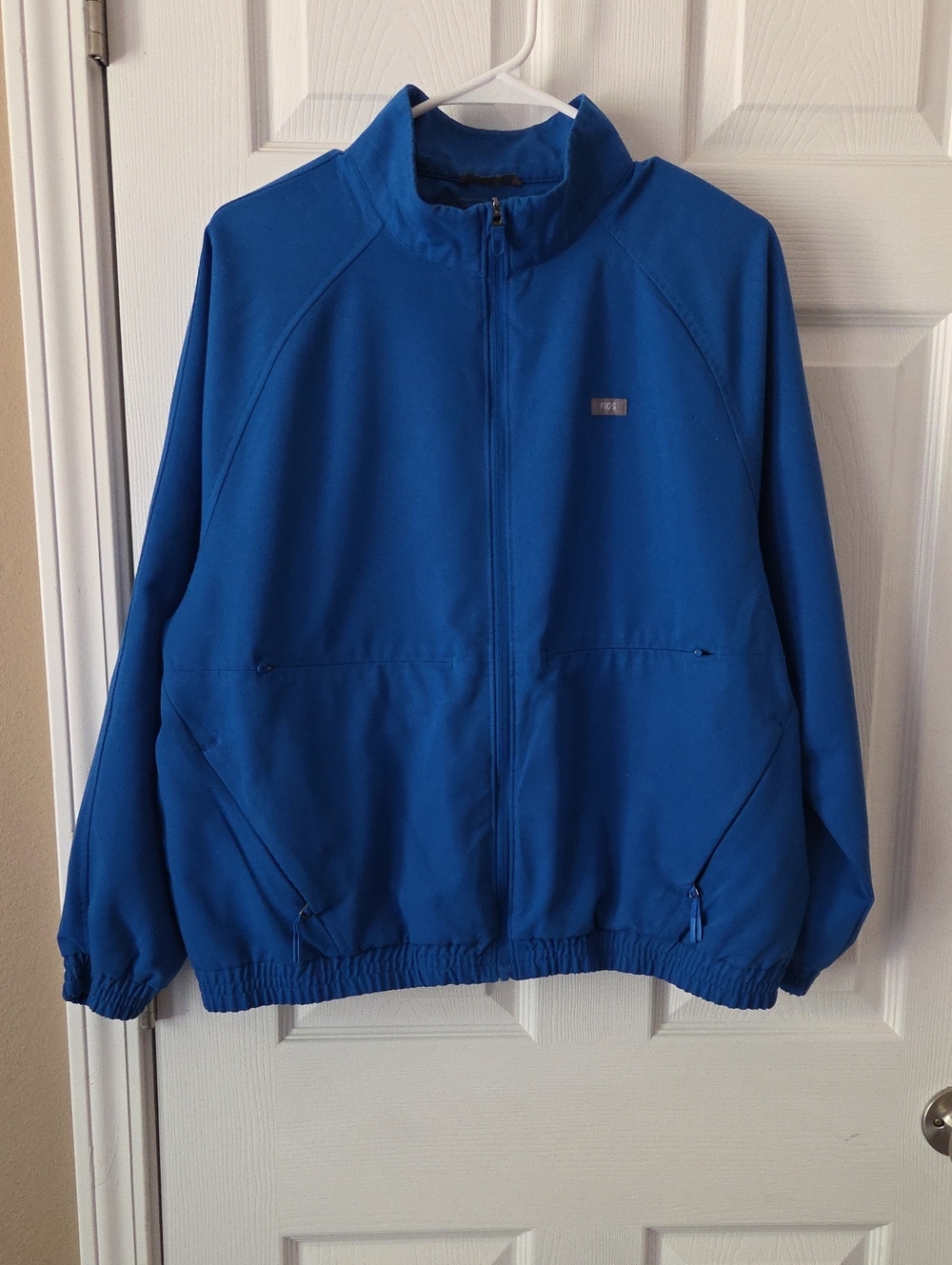 Figs Sydney Women Royal Blue Full-Zip Jacket